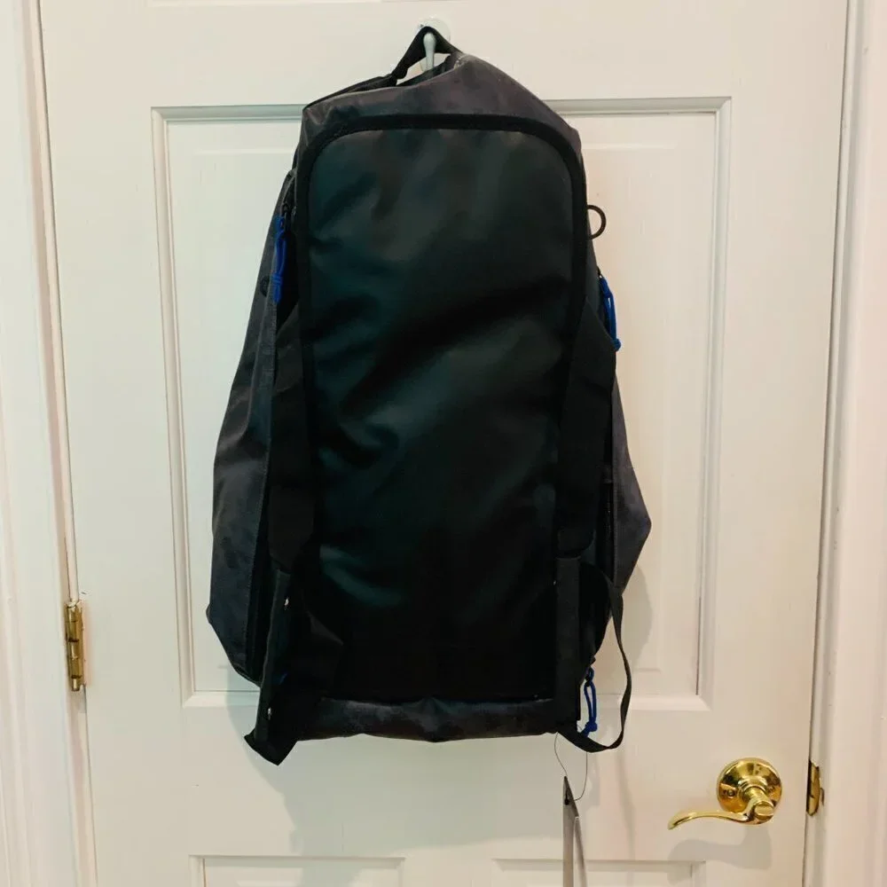 50L High Sierra Water Resistant CONVERTIBLE Travel Backpack or Duffel -Grey/Blue